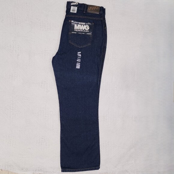 Dark Indigo Blue Jeans For Men - Picture 3 of 7